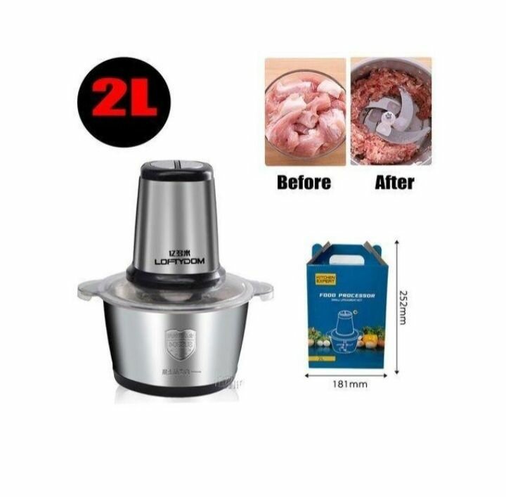 2L Hachoir électrique multifon