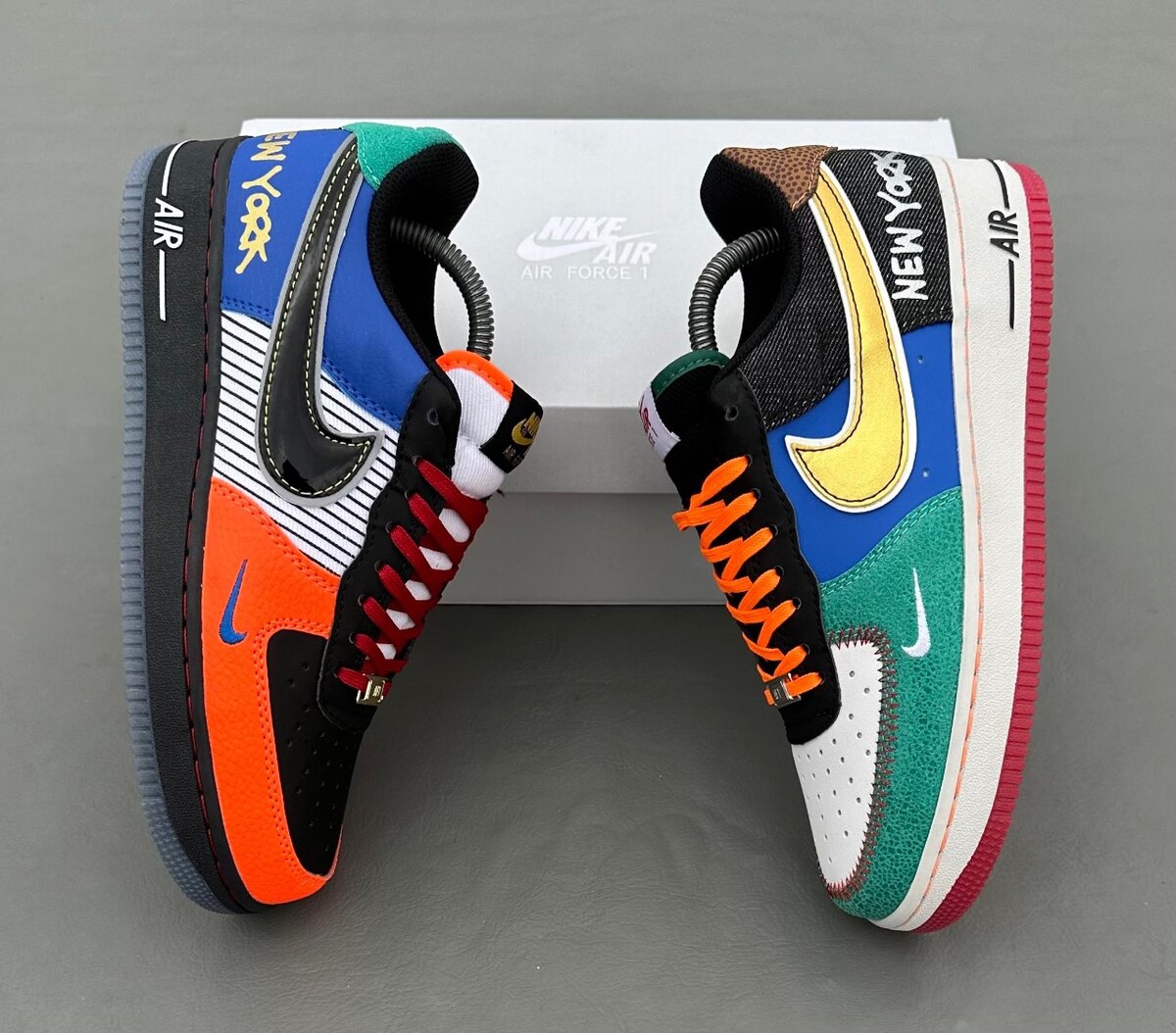 Sneakers multicolores "New York"