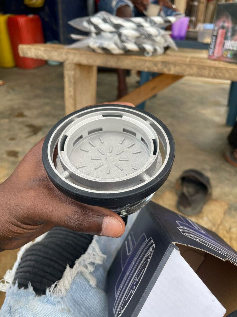 Tête verre silicone pour shisha