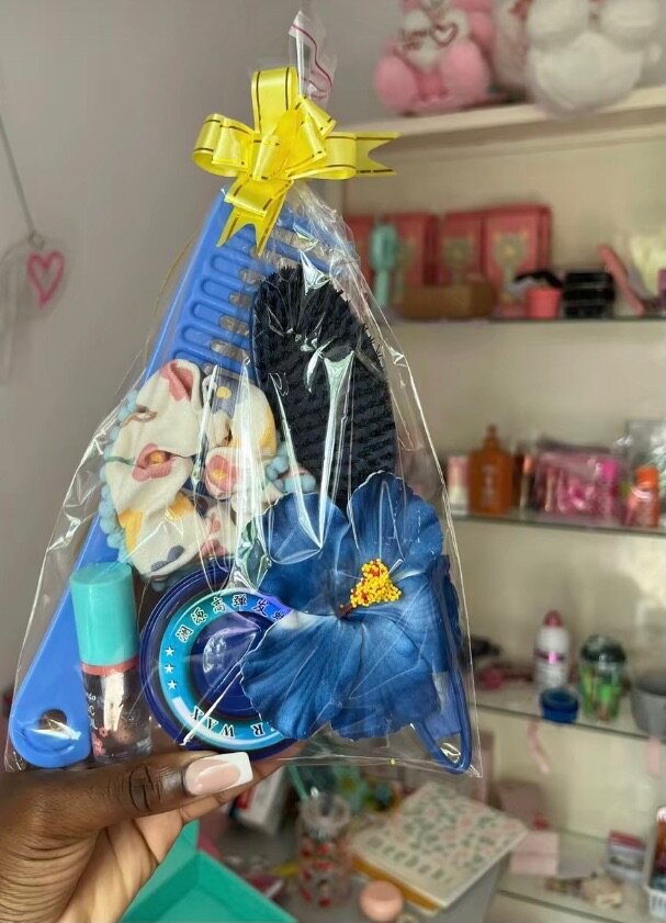 Set de soins capillaires coloré