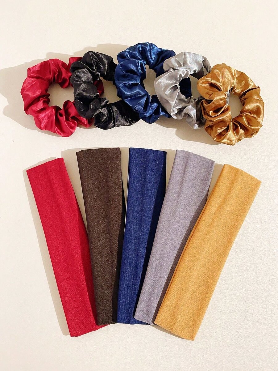 Lot de Chouchous et Bandeaux Élastiques