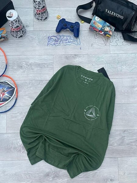 T-shirt en coton vert