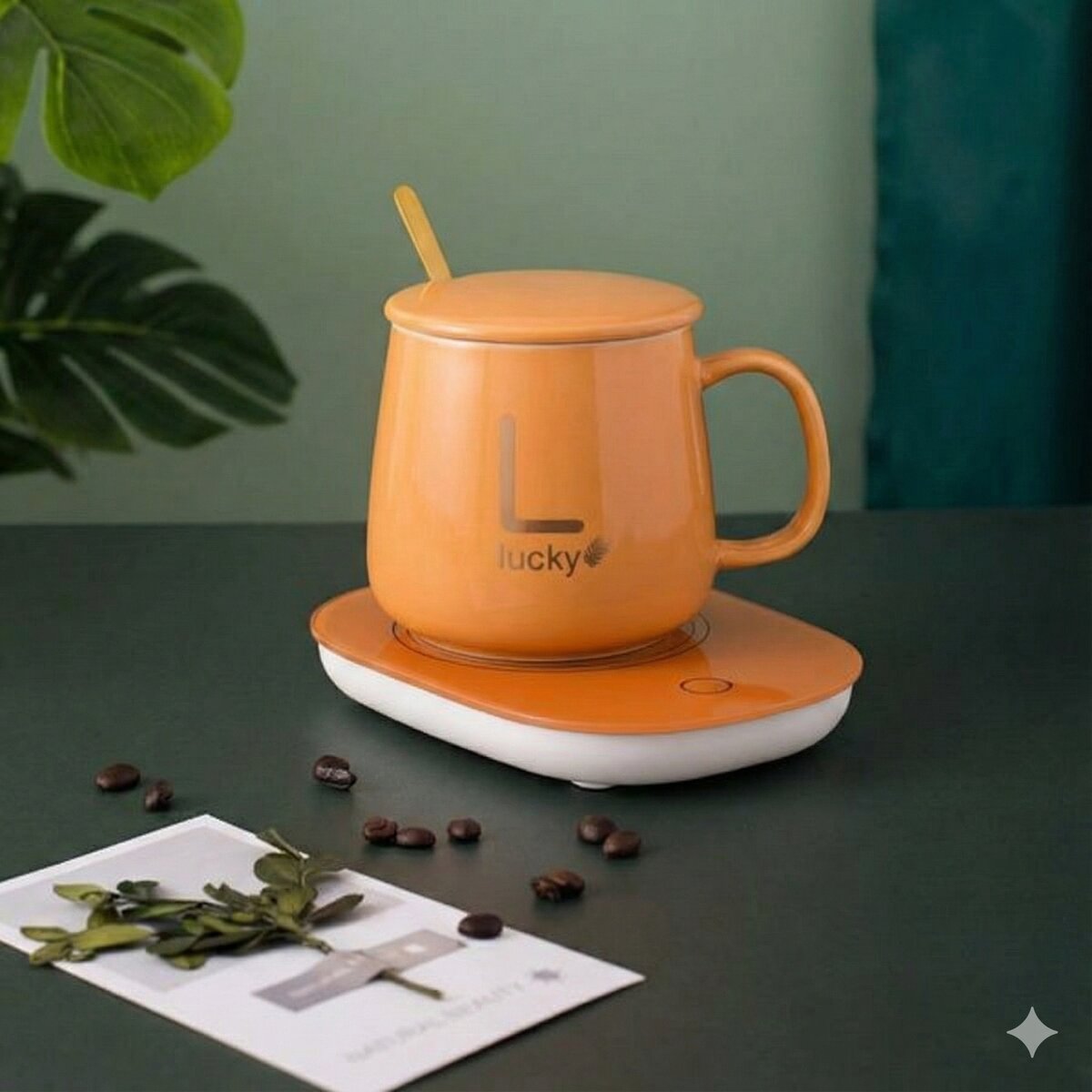 Tasse à café orange