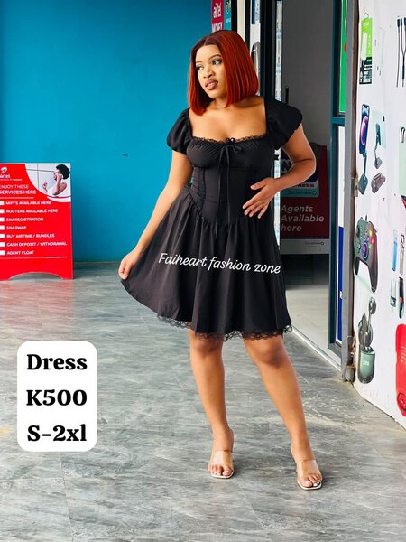 Beautiful, stylish and high-quality women's dress black