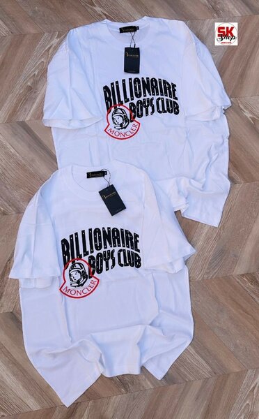 T-shirt Unisexe Blanc et Noir