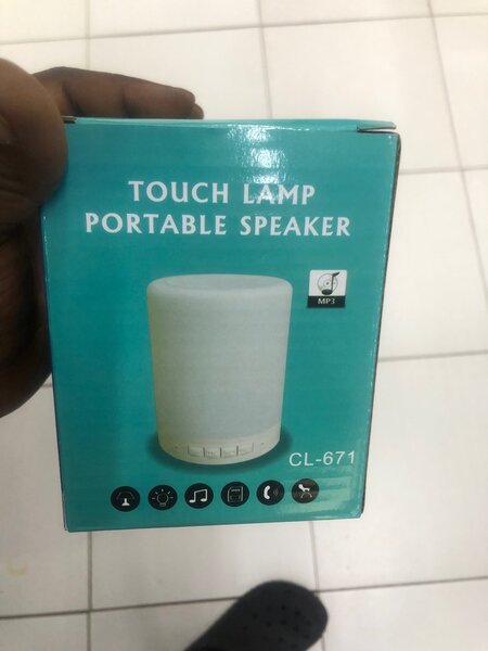 Rechargeable mini touch control speaker