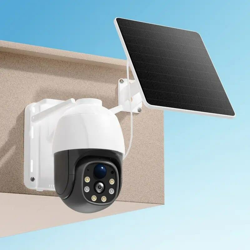 Caméra de surveillance solaire de sécurité sans fil 355degre