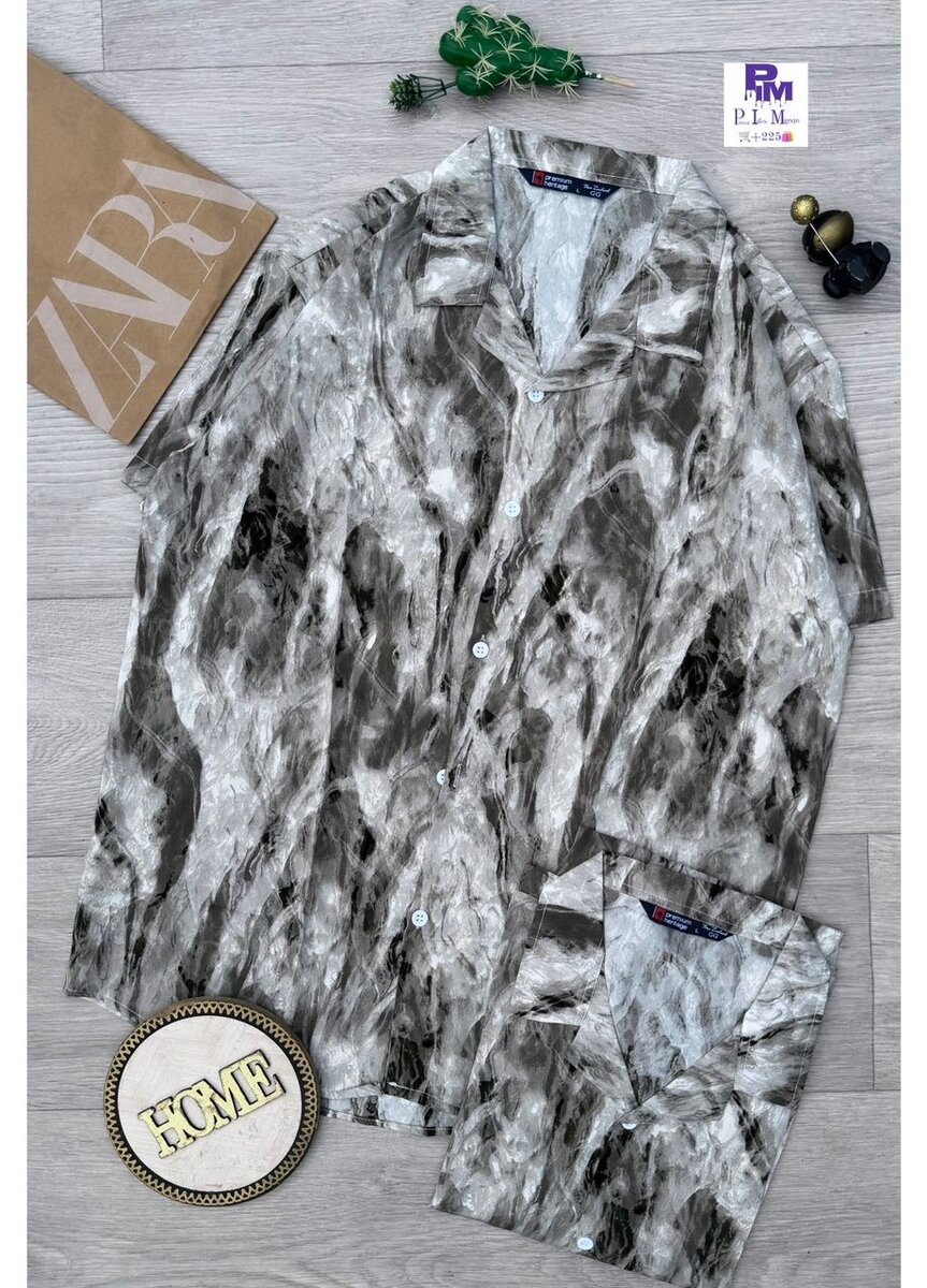 Chemise Homme Imprimé Abstrait