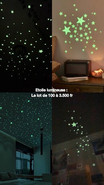 Étoiles Lumineuses Murales