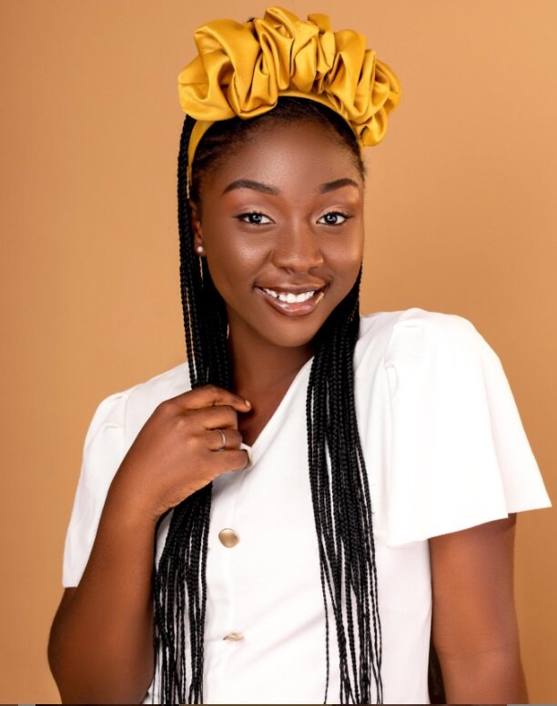 Scrunchie Headpiece mustard