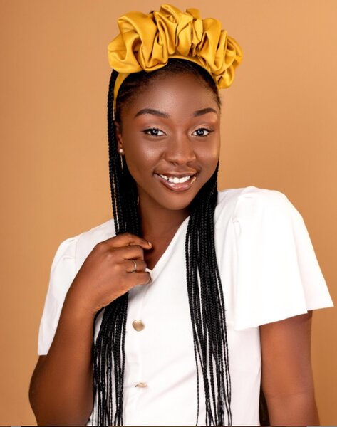 Scrunchie Headpiece mustard