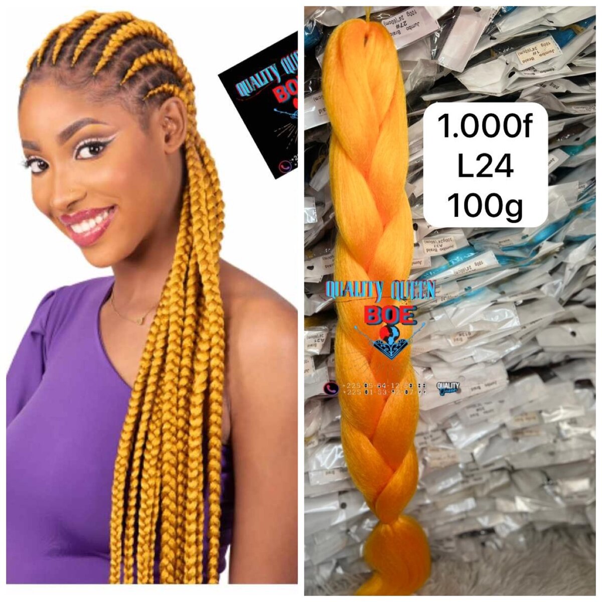 JUMBOS BRAIDS L24 100g 1TON