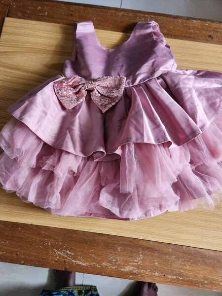 Robe princesse rose fillette