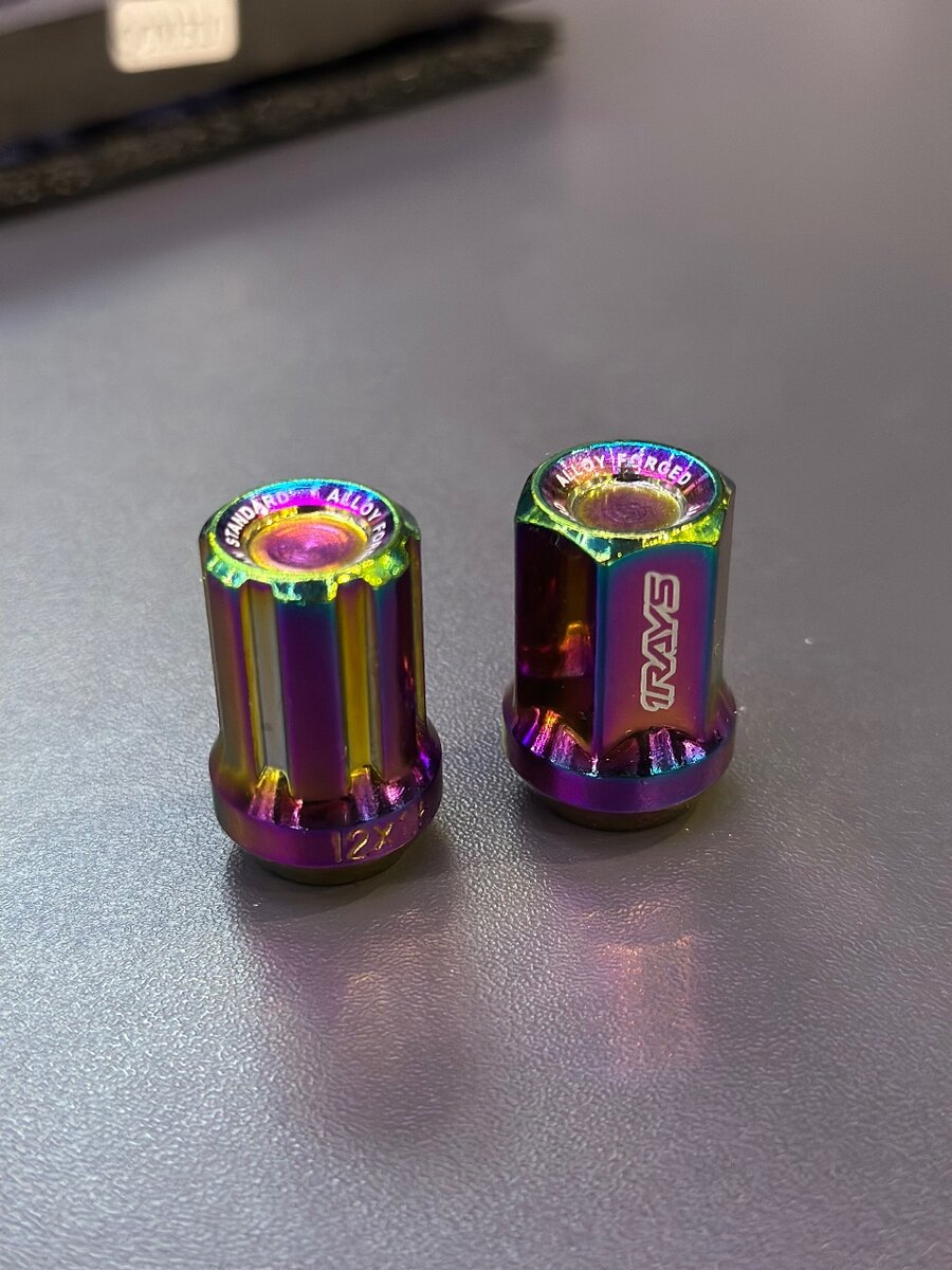 Стальные Гайки RAYS  с секреткой