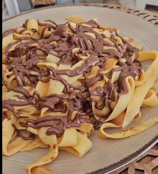 Fettuccine au chocolat