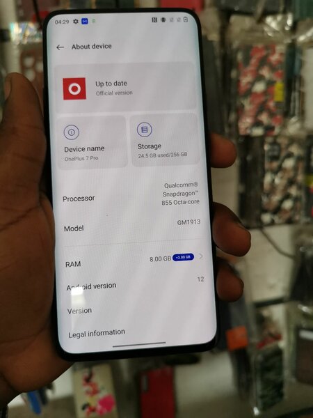 One plus 7pro UK product