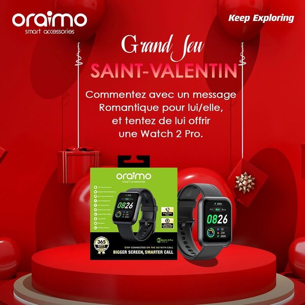 Montre connectée oraimo Watch 2 Pro