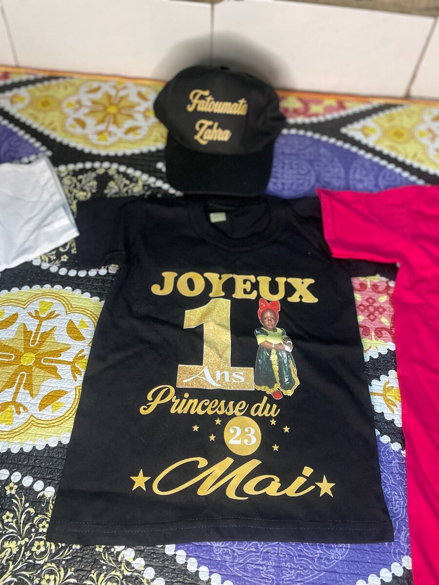 T-shirt et Casquette Anniversaire Enfant