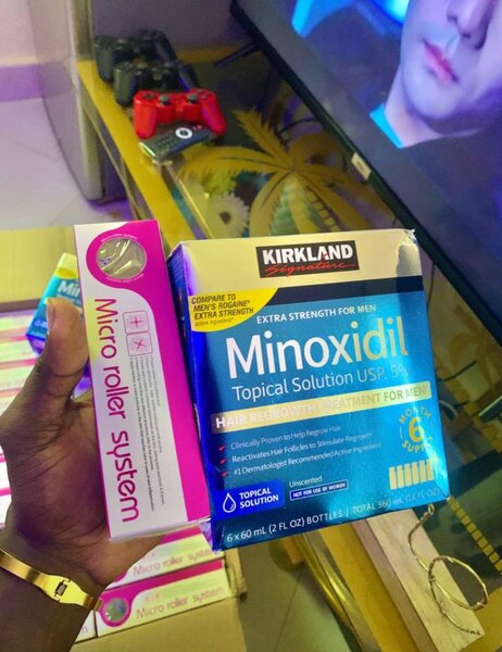 Kirkland Minoxidil and Derma Roller