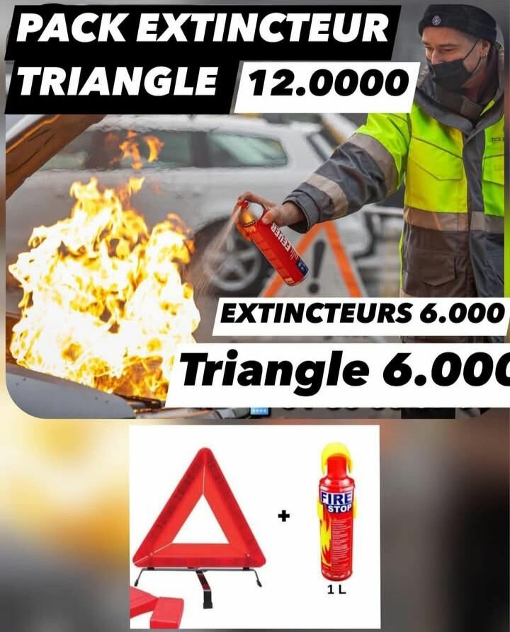Pack Extincteur et Triangle