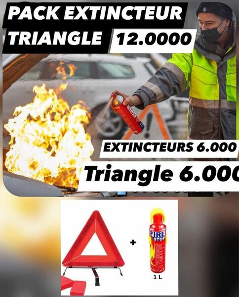 Pack Extincteur et Triangle