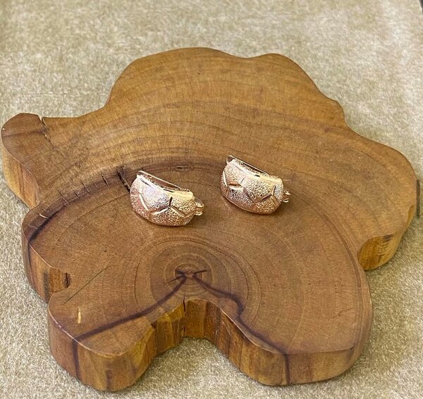 Серьги красное золото 585