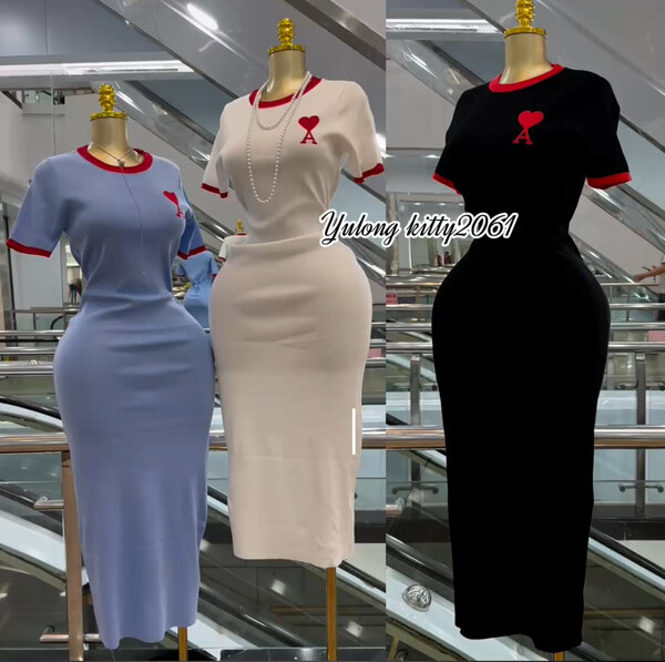 Robe midi ajustée élégante