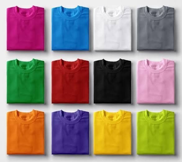 T-shirts multicolores unisexes