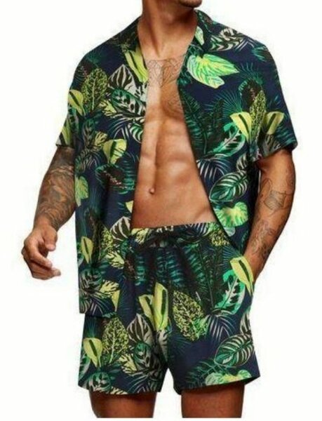 Ensemble tropical homme élégant