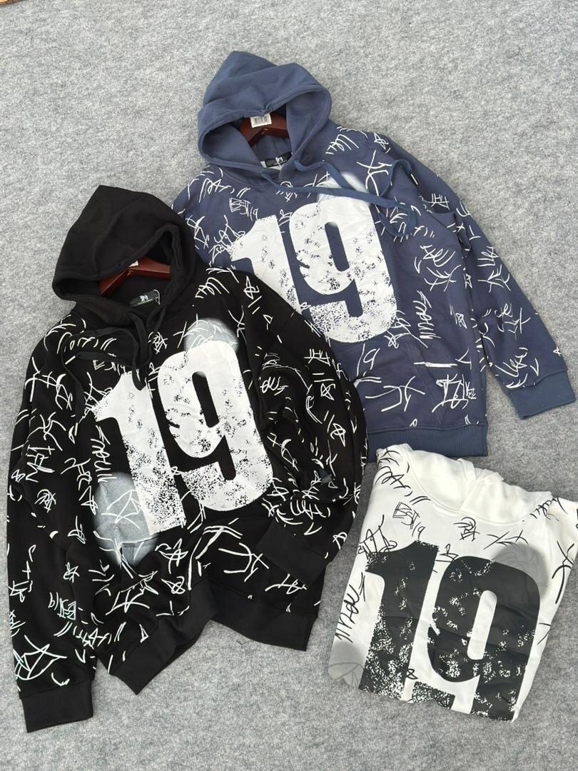 Sweat à capuche imprimé stylé