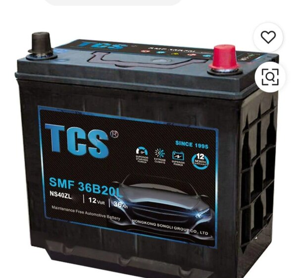 Batterie voiture TCS 12V 36Ah