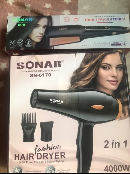 2 in 1 dryer and straightener