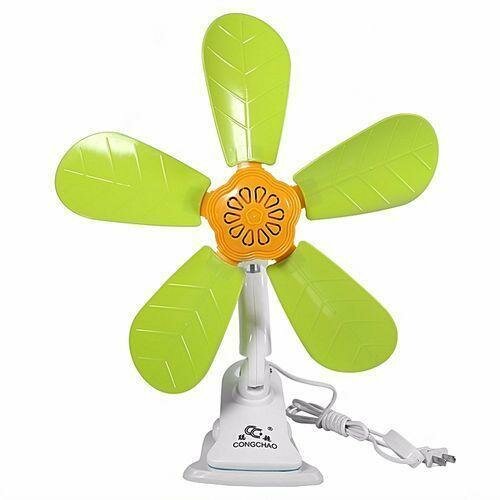 Mini Ventilateur à Table - Vert Blanc