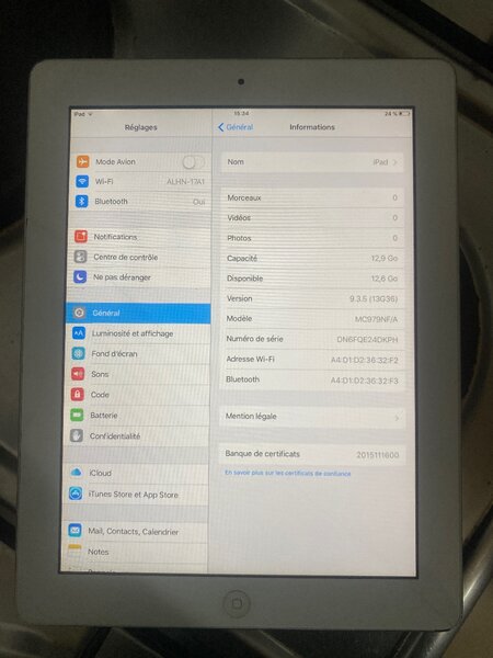 Apple iPad Gris 16GB Wi-Fi