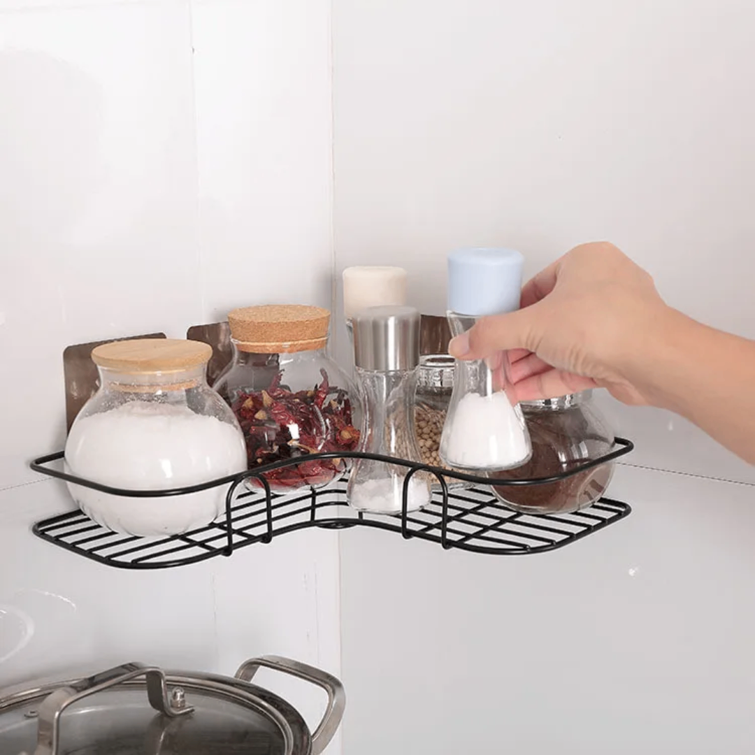 Étagère murale d'angle