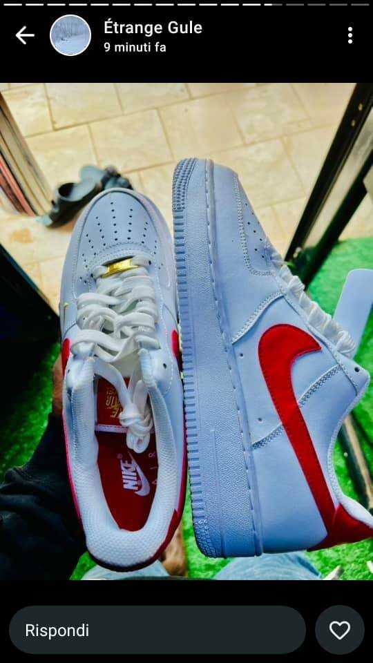 Sneakers Nike Rouge et Blanc