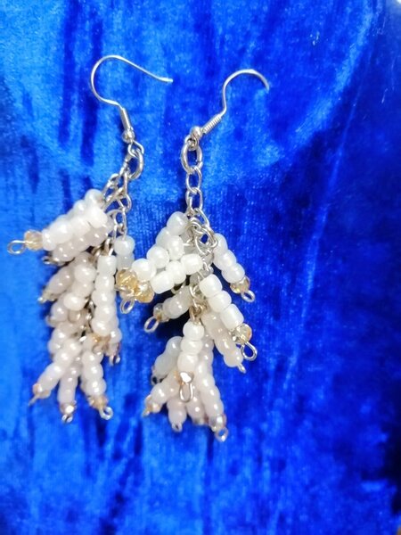 Boucles d'oreilles élégantes en perles