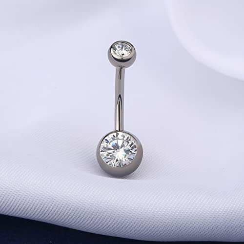 Piercing nombril strass élégant