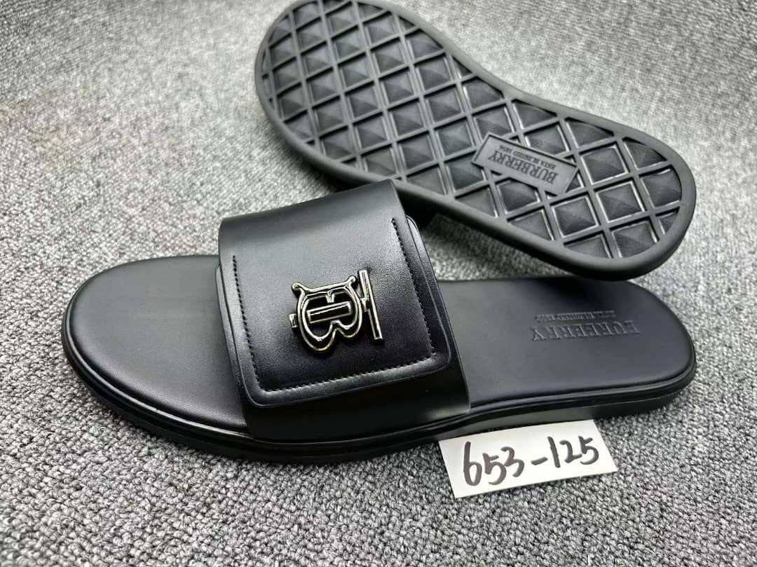 Leather slippers available
