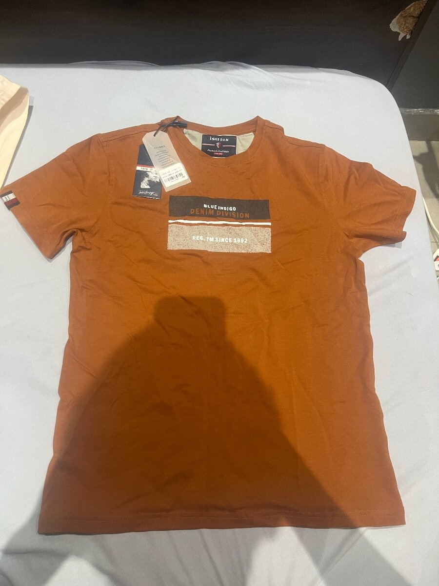 T-shirt marron homme stylé