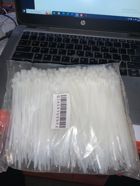 Nylon Cable Tie Self-locking Bag 100pcs