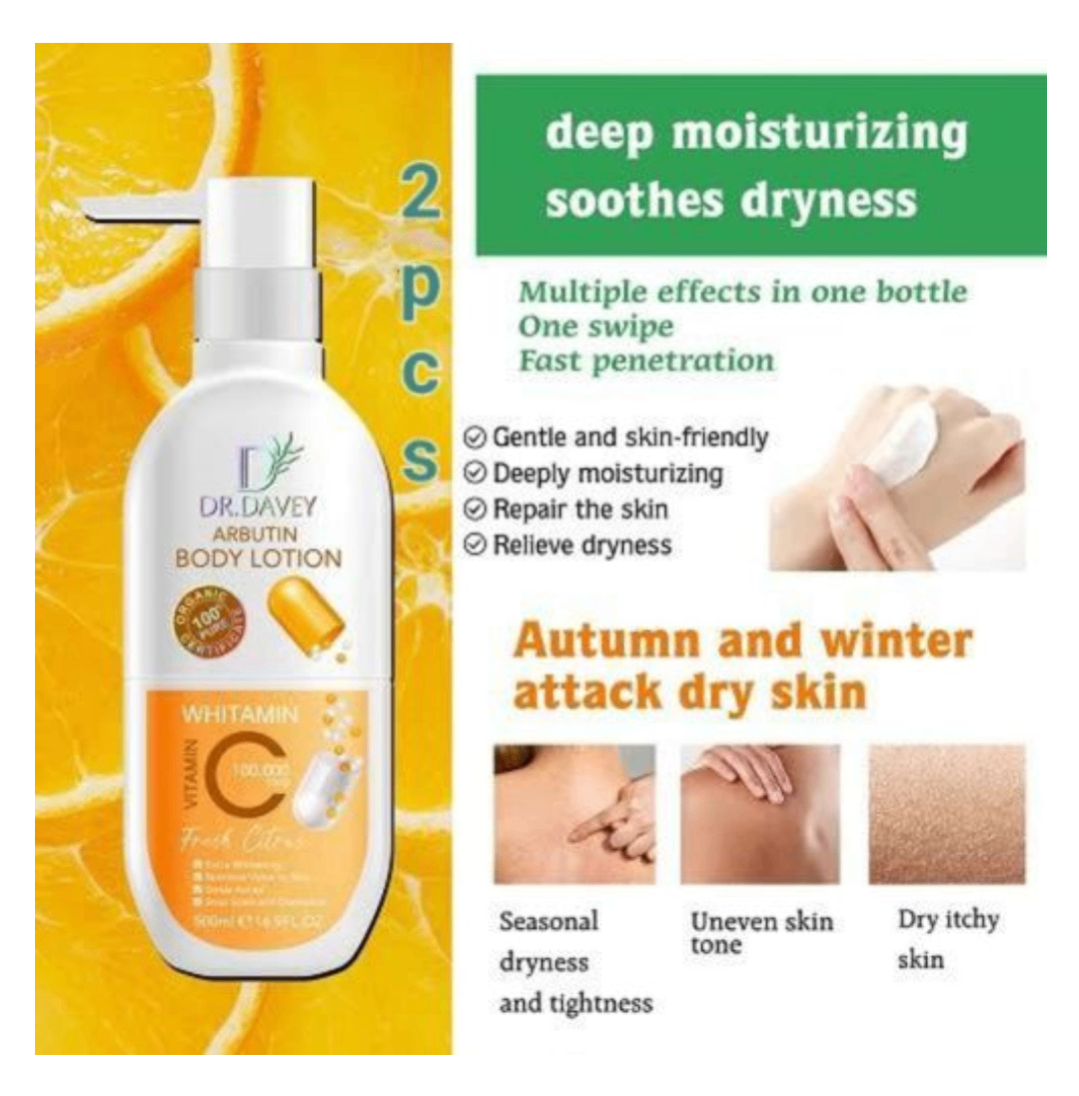 Dr. Davey Arbutin body lotion