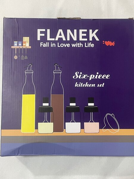 FLANEK Set de Cuisine 6 Pièces