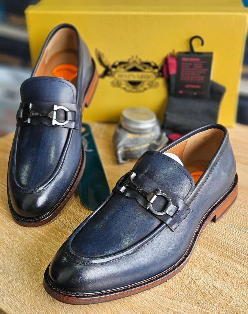 Mocassins en cuir élégants