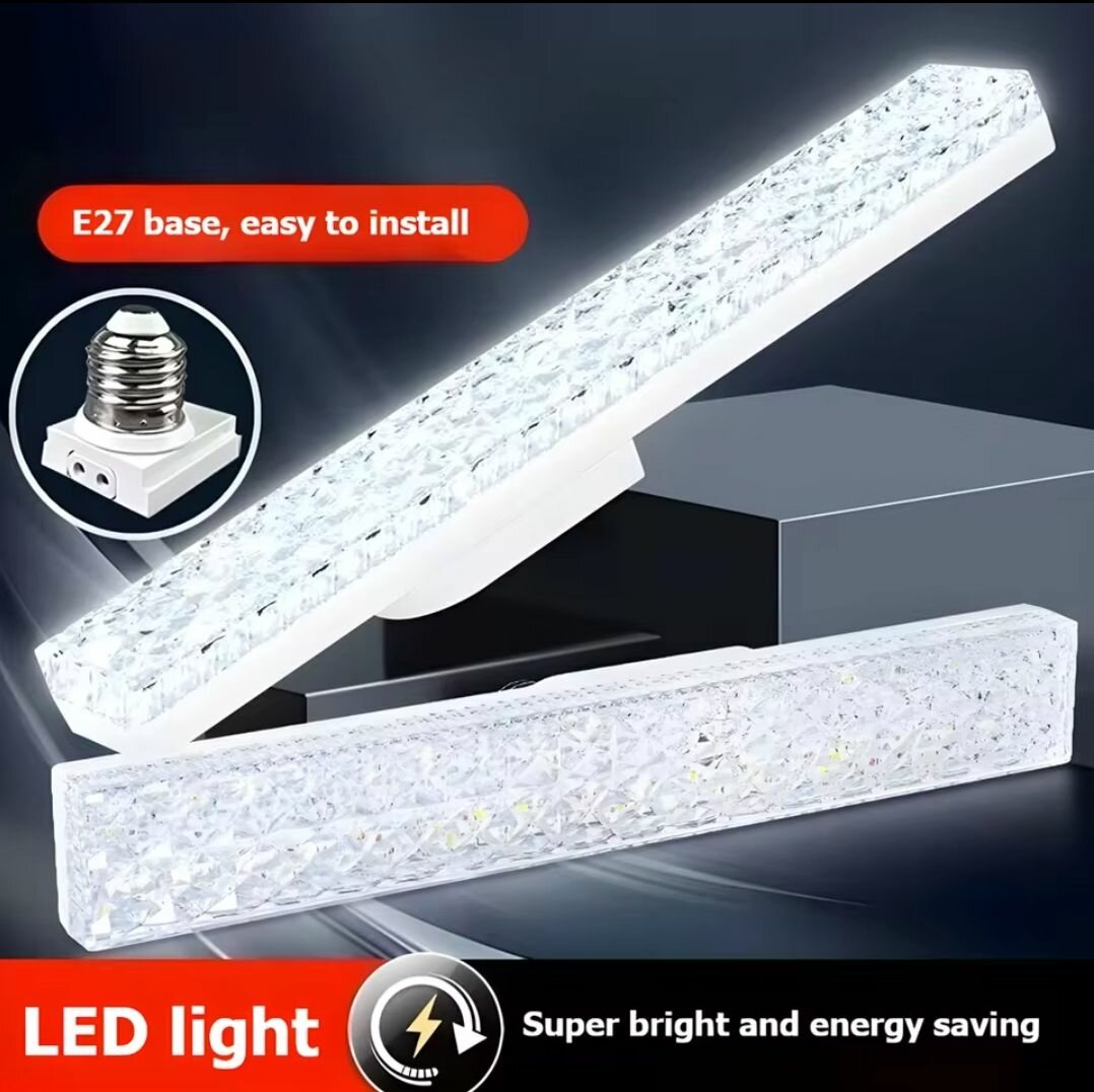 Lampe LED E27 en cristal de haute qualité