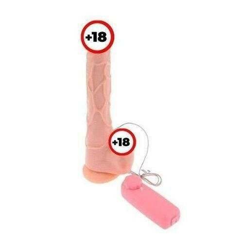 Vibromasseur réaliste avec ventouse