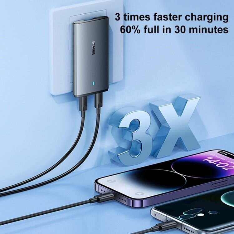 Chargeur Baseus 65W GaN5 Pro