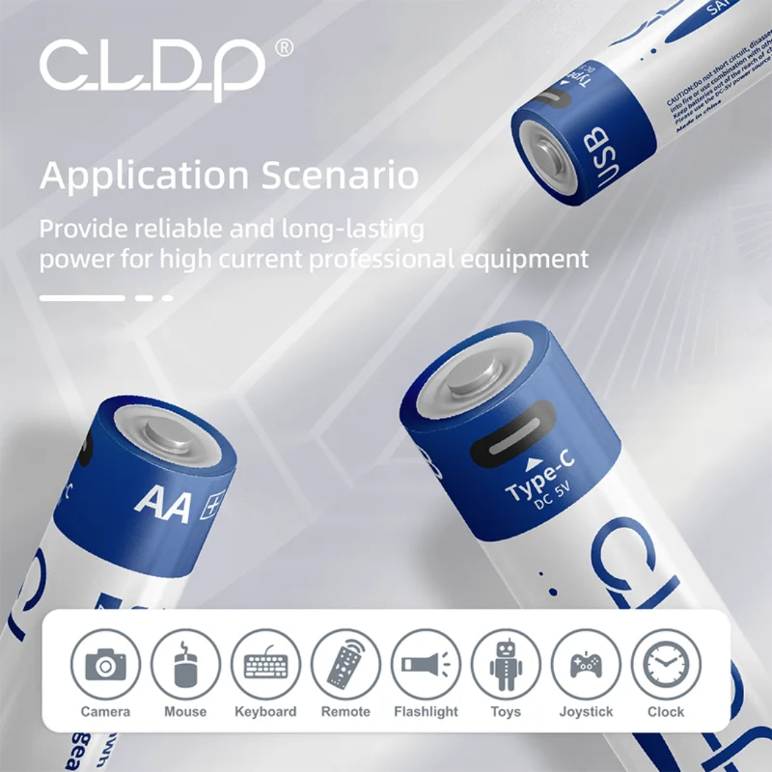 Piles Rechargeables USB Type-C