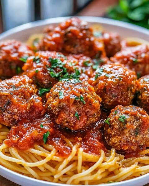 Spaghetti boulette de bœufs
