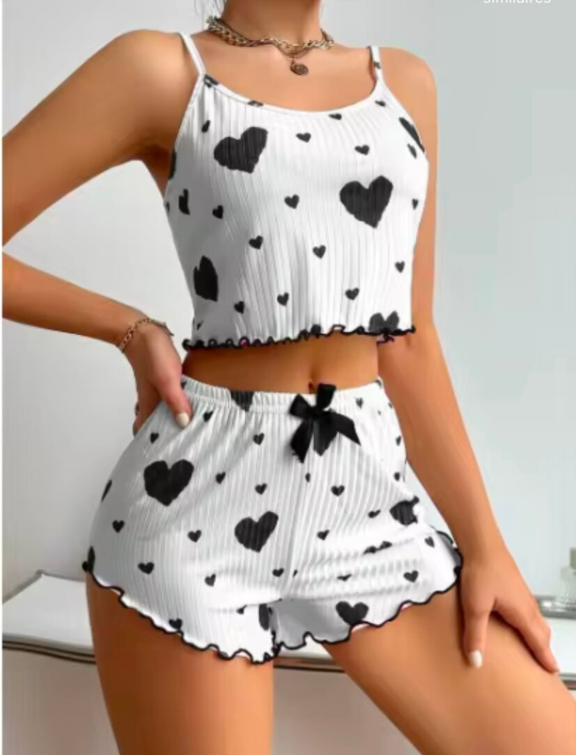 Ensemble Pyjama Femme Cœur
